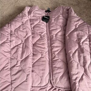 Forever 21 Light lavender Quilted Puffer Jacket NWT